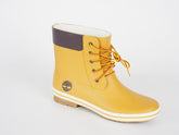 Boys Girls Timberland Classic Rain 89912 Yellow Wellingtons Lace Up Rain Wellies